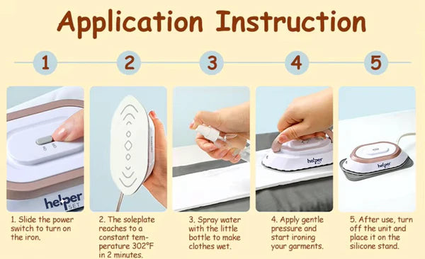 Mini Plancha Portátil GlideGo Mini Iron®